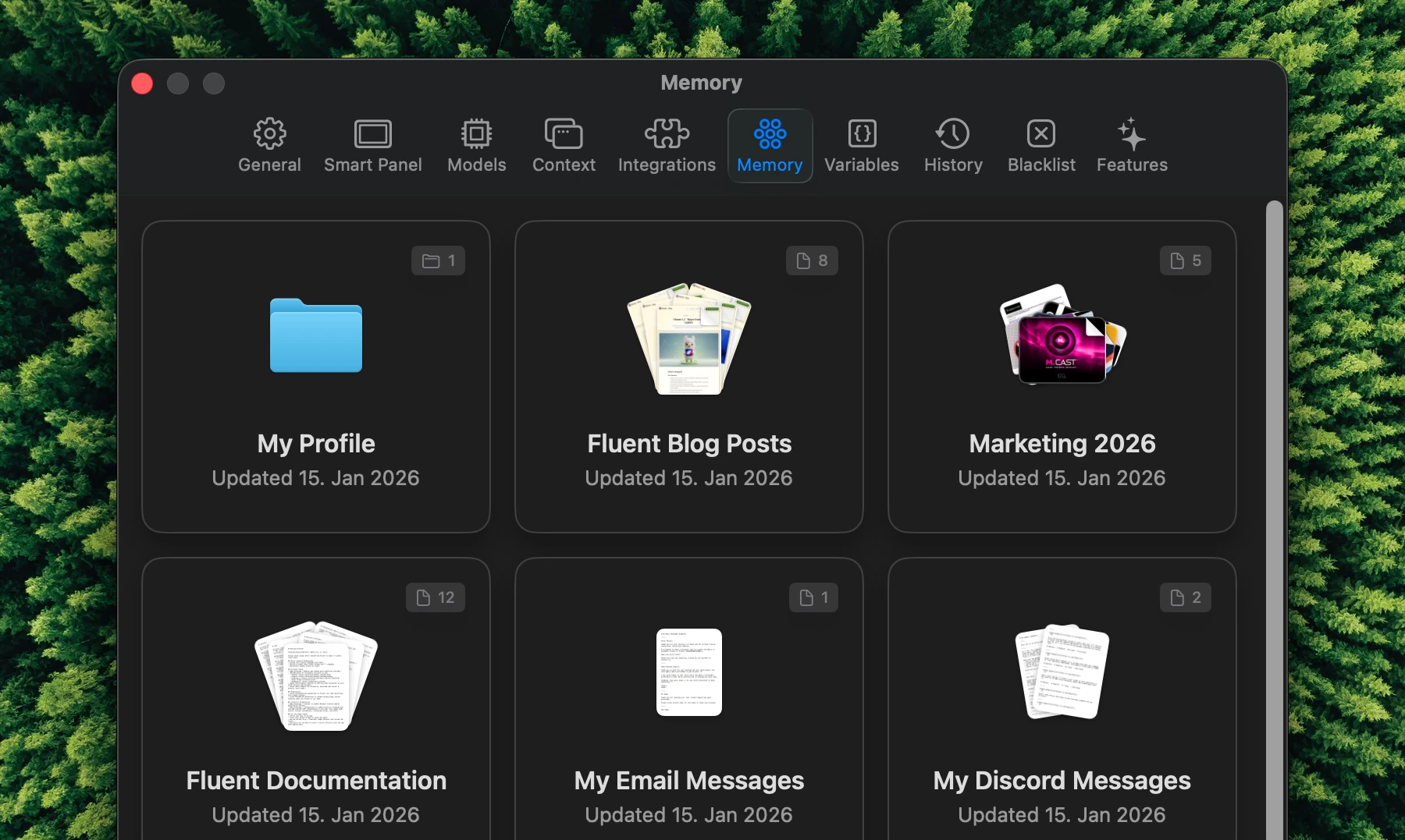Overview of Memory groups in Fluent