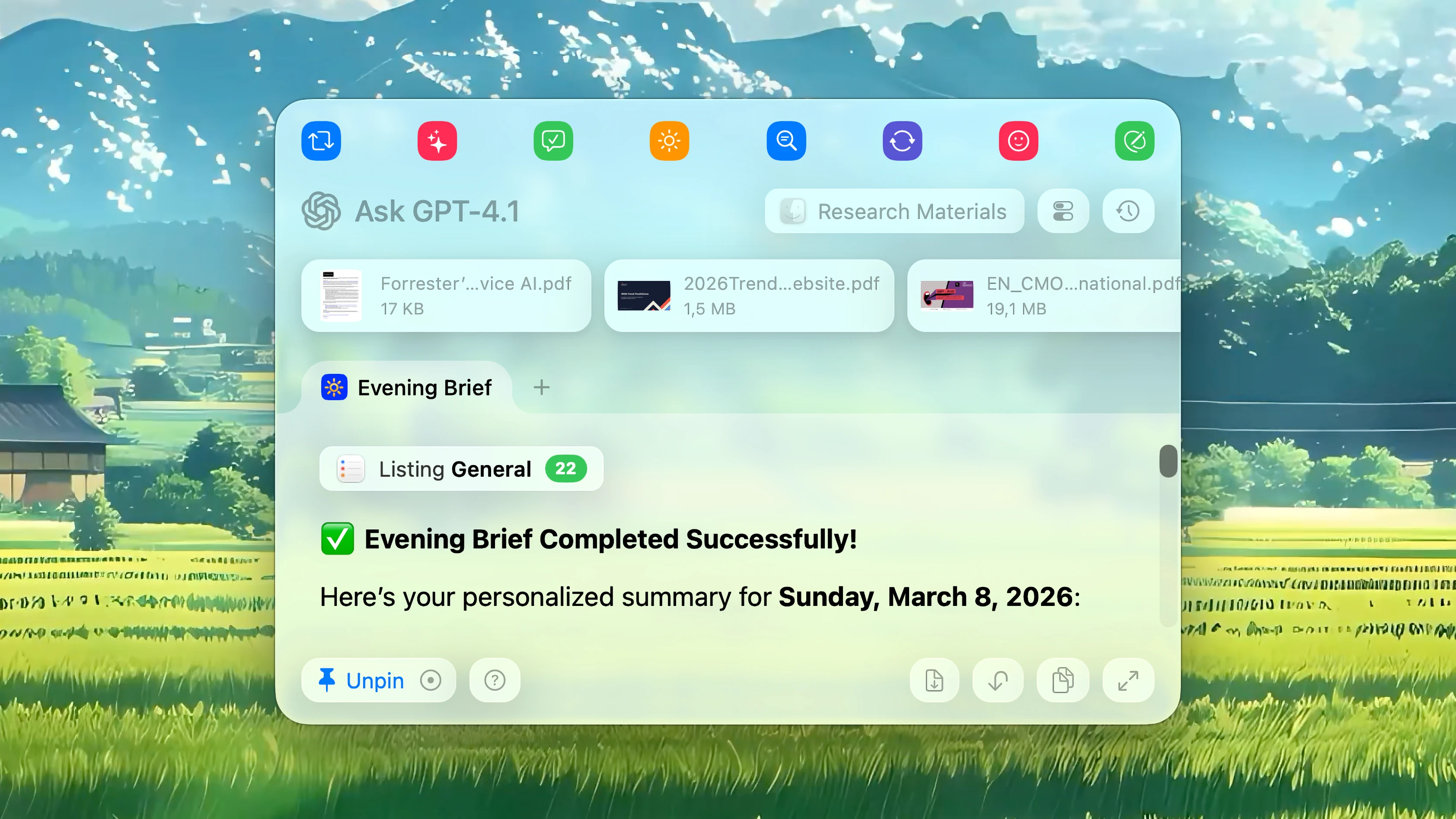 Fluent – Attachments