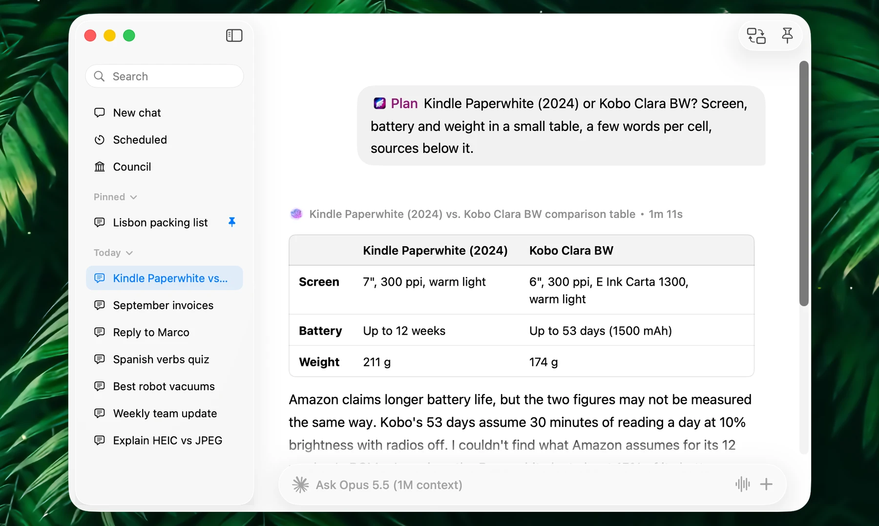 Fluent – The Chat Window