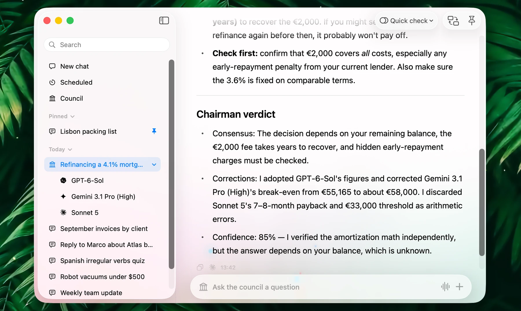 Fluent – The Chairman Verdict