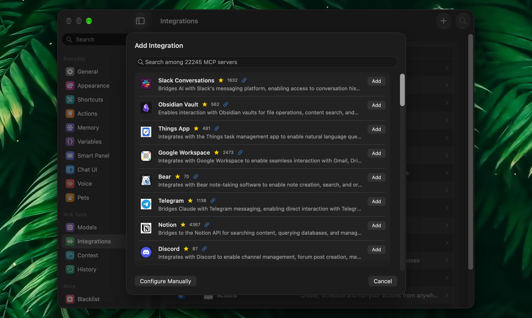 Fluent – External Integrations